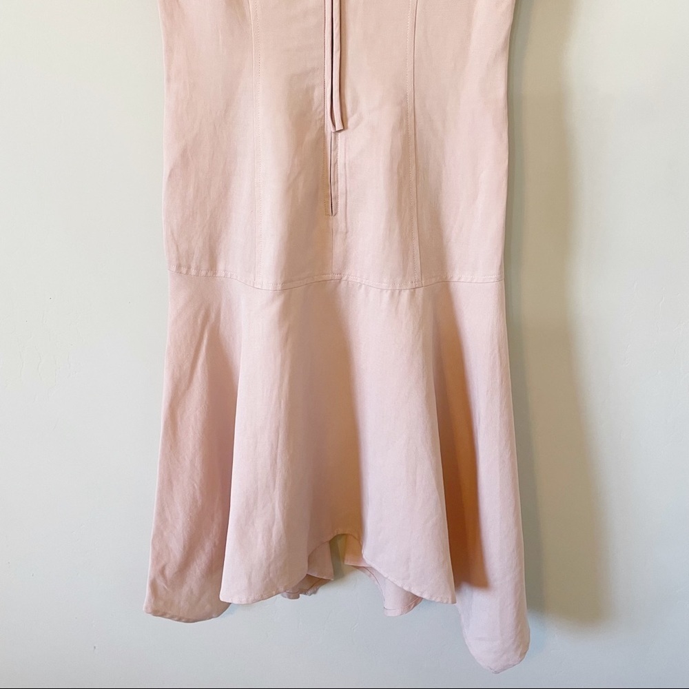 ULLA JOHNSON Otille Dress Lace up Handkerchief hem - Picture 11 of 16
